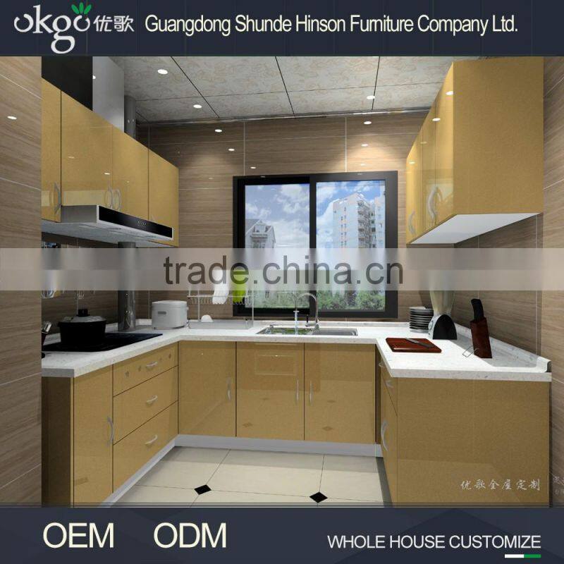 Golden supplier custom kitchen cabinets prices