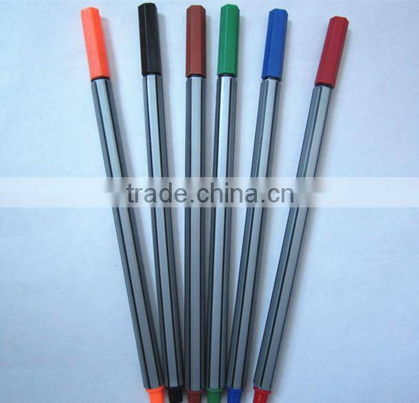 colorful fine line marker sign pen