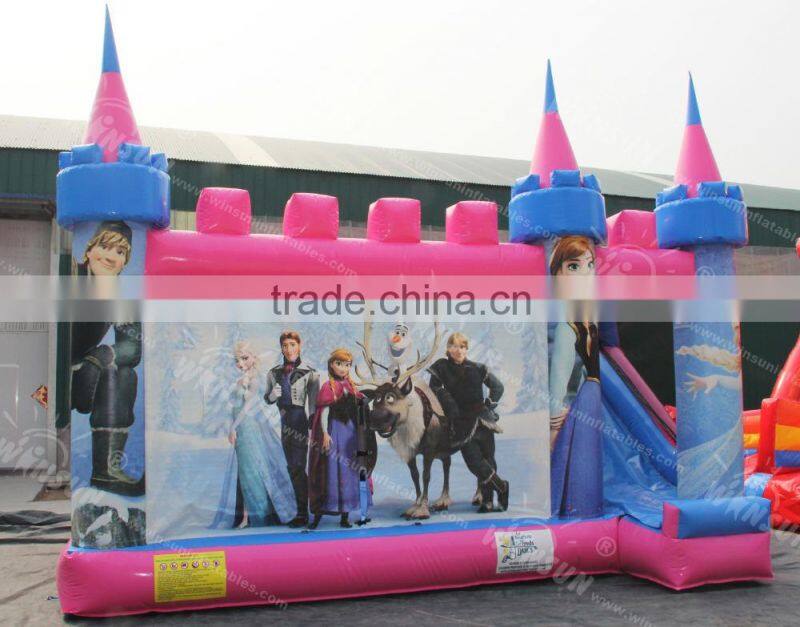 cheap prices Frozen inflatable bouncy castle