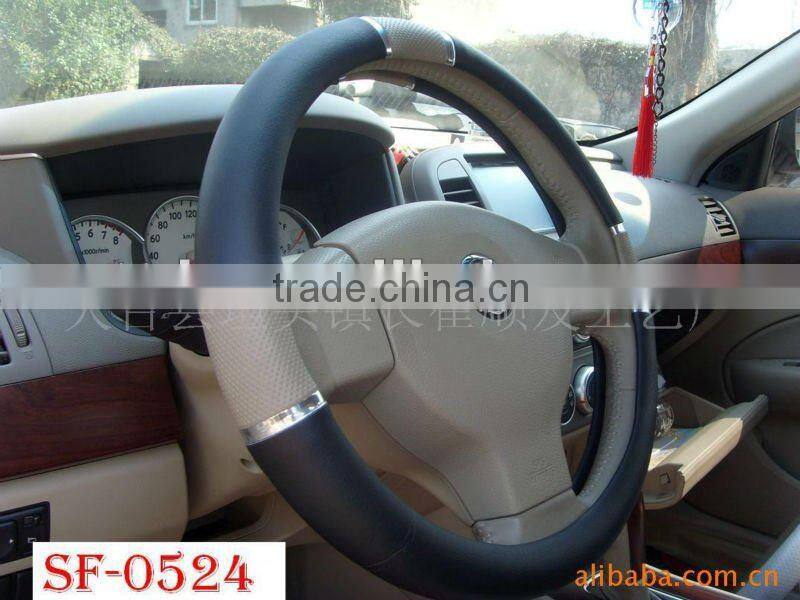 new Cheap hot style PVC/PU car steering wheel covers manufacturers