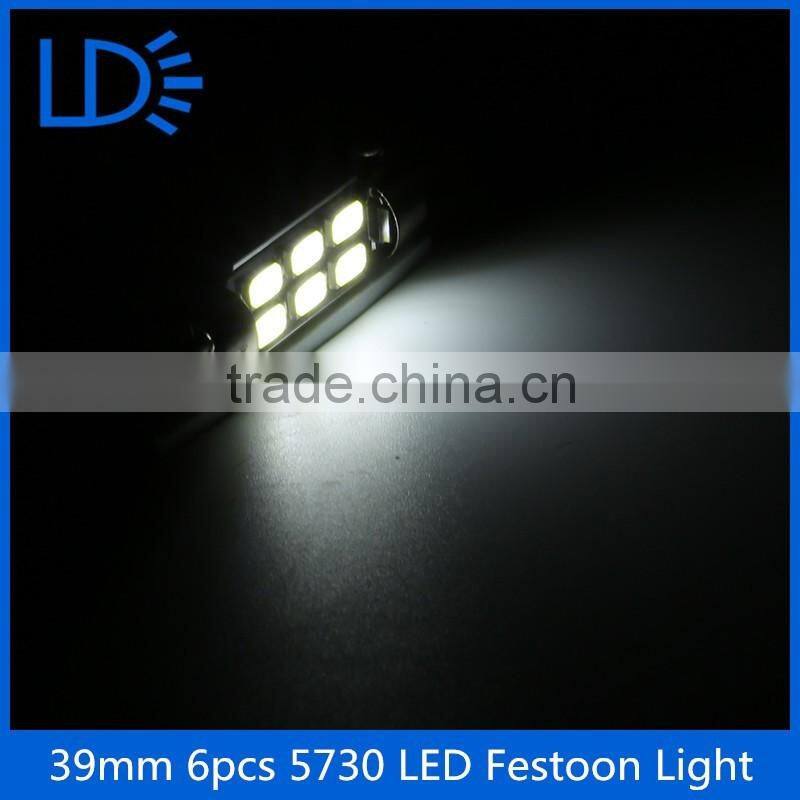 High power festoon light canbus 6leds 5730 led chip