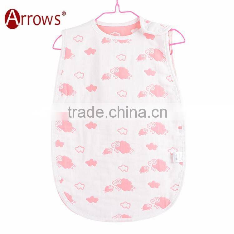 Six-layers of gauze sleeping bag anti kick quilt bag for infants and todders