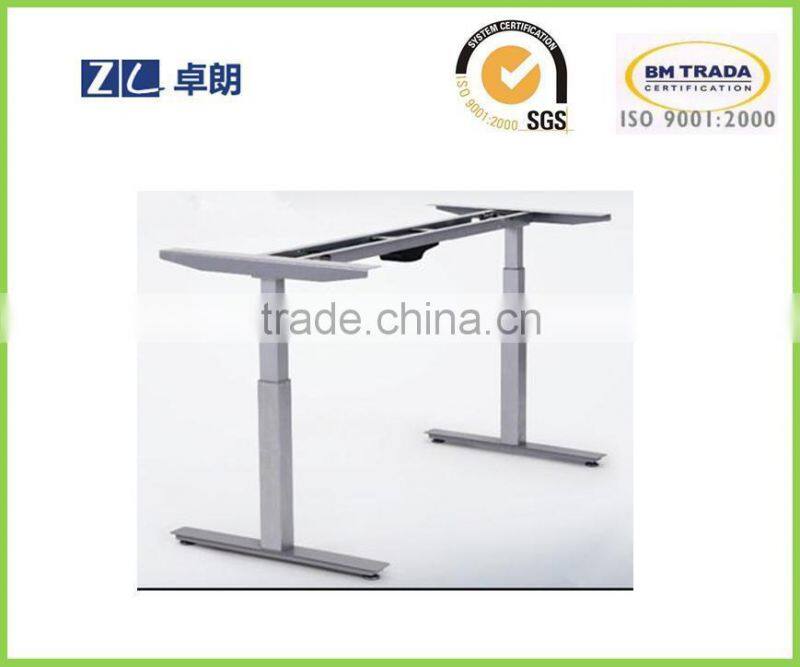 Lifting table frame for height adjustable office desk