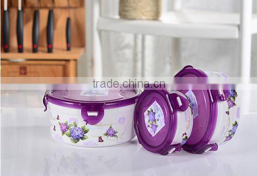 plastic food container 2 compartments food container