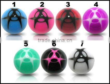 stainless steel balls jeweled ball body jewelry piercing