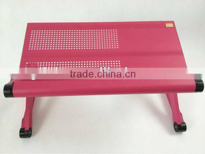 NEW LAPTOP LAP DESK FOLDABLE TABLE E-TABLE BED WITH USB COOLING FANS STAND