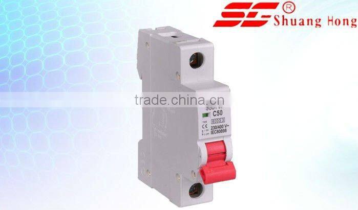 sgb1 Mini Type and 2 Poles Number miniature circuit breaker
