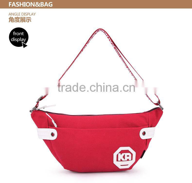 2015 New Arrival Lady Canvas Shoulder Bags for Womens with Many Colors Messenger Bags for Femal Students