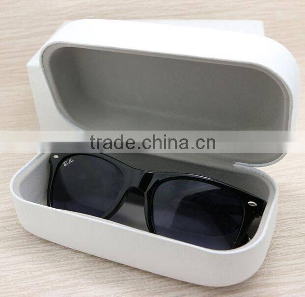 Recyclable Feature high end PU sunglass box/dark glasses boxes gift package