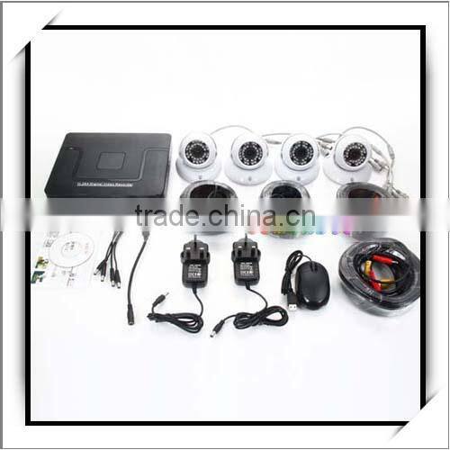 4 Channel 480TVL PAL H.264 IR DVR Digital Cheap Security Camera System