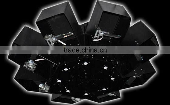 Professional RGB LED background& GG laser DJ Disco lighting equipment