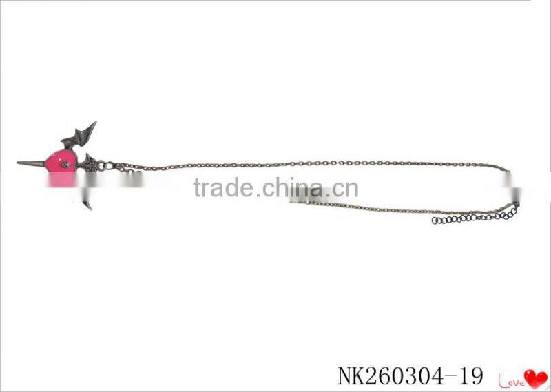 Owl pendant chian necklace,fine necklaces,acrylic necklace display