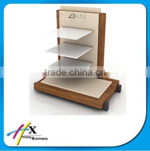 Fancy wooden eyeglass display stand