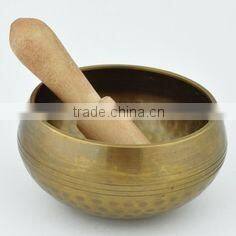 BRASS SINGING BOWL - MACHINE MADE Wicca Witch Pagan Yoga Goth New Age Reiki , Brass Singing Bowls / Metal Singing Bowls / Antiqu