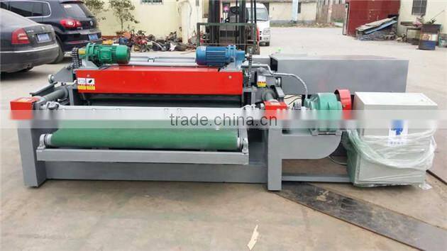 Automatic cutting combined machine/veneer peeling lathe with high efficiency