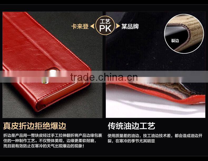 KALAIDENG Royale II series Genuine leather case magnetic cover for Samsung Galaxy S6 Edge plus