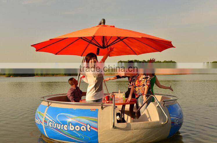 Low price factory direcly sell leisure boating for BBQ,BBQ boat, BBQ donut boat