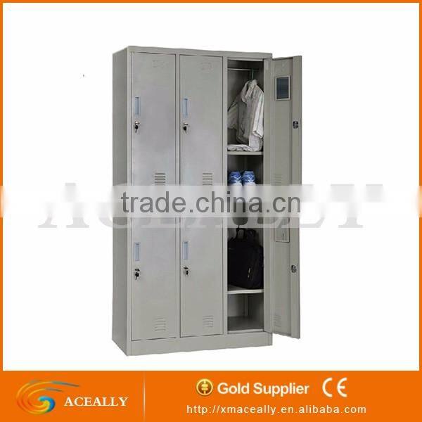 2017 metal steel 2 door 4 doors 6 doors wardrobe locker cabinets