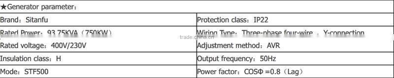 Factory Direct sales generator diesel set made in China