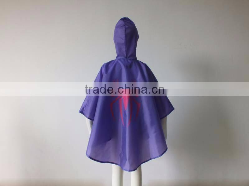 YS Superhero rain cape (boy girl) of 7 different styles for kids and adult