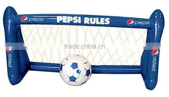 inflatable football and goal