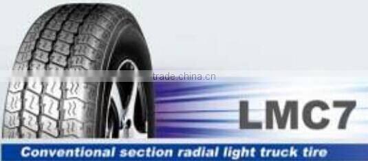 radial light truck tire 195R15C White Linglong LMC7