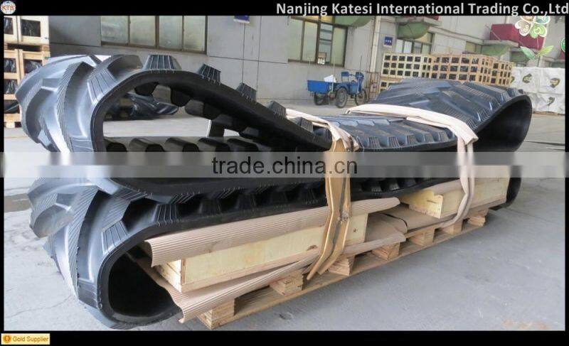 Agriculture machinery rubber track/ Harvester rubber tracks manufacturer /Rubber Track Size 920*152.4