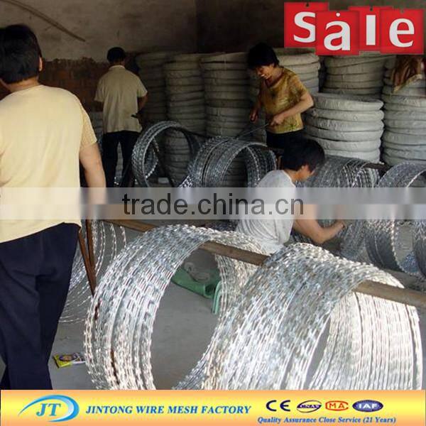 Stainless Steel Barbed Wire/Concertina Razor Barded Wire