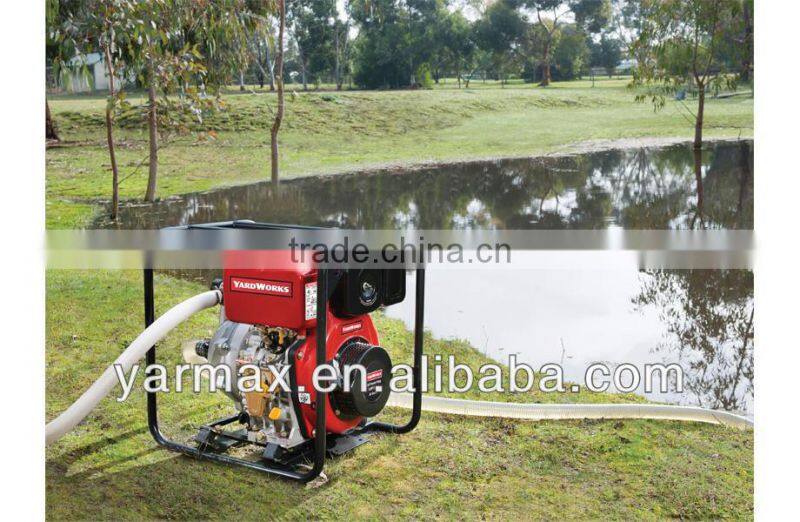 4 inch with 2 wheels and trolley price of diesel water pump set