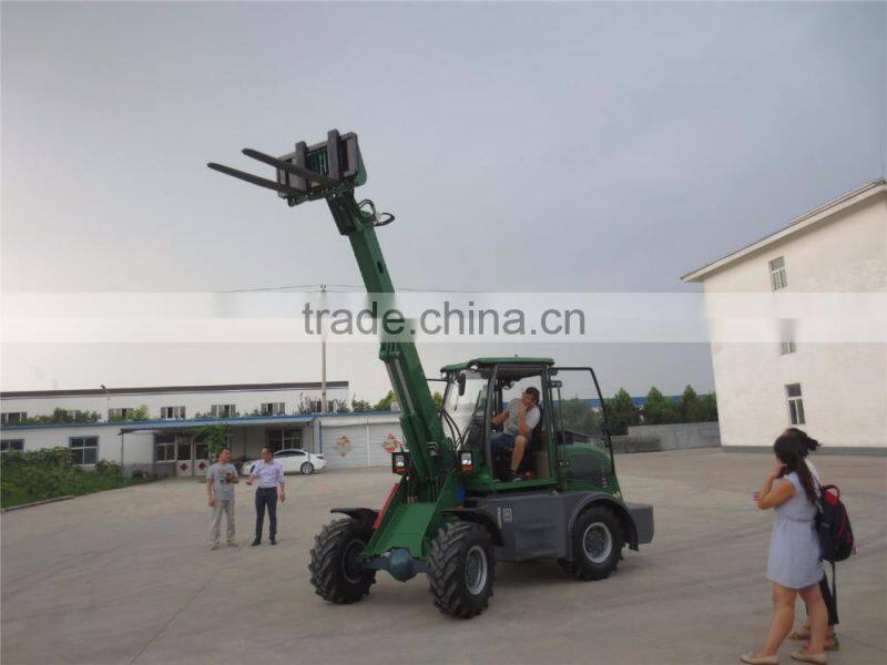Everun brand CE approved 2TON telescopic arm boom wheel loader
