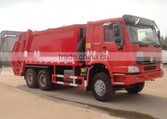 popular 6x4 compacted garbage truck for road construction