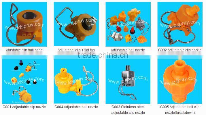 clip on spray jet nozzle