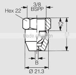 Stainless steel hollow cone mist fine spray jet water injection nozzles