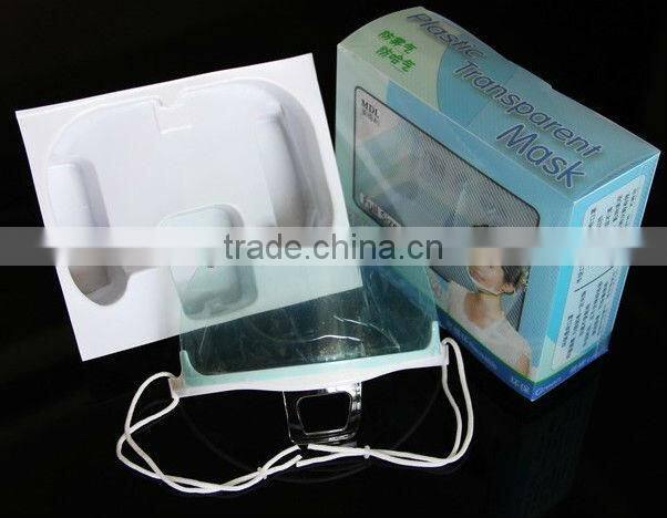 Transparent Protective Face Mask with Splash Shield