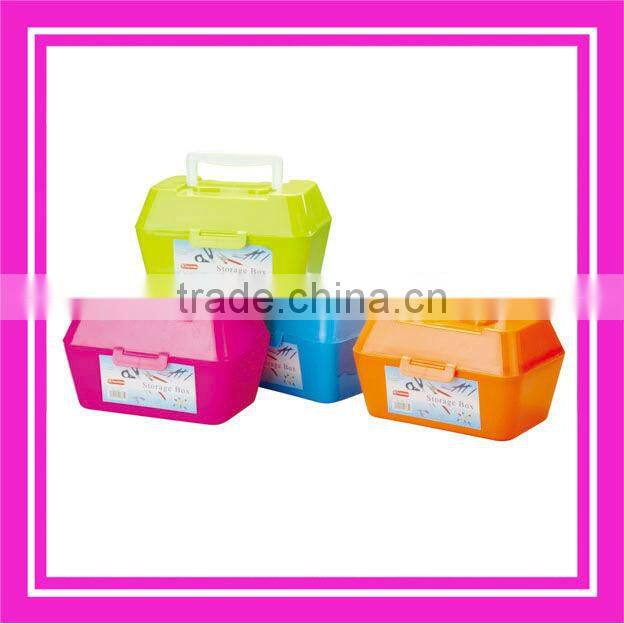 small plastic box & small storage box