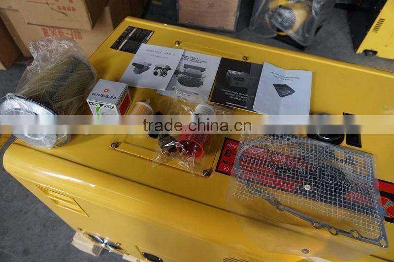 air cooled 2 cylinder diesel power generator 8kva