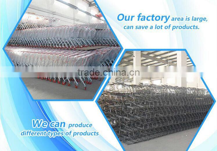 149 standarde wheeled shopping carts Chromed hand trolley