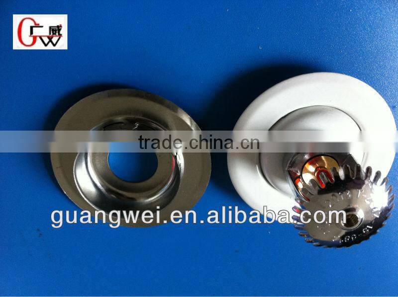 Fire sprinkler escutcheon plate decorative plate