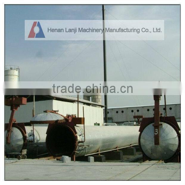 Henan lanji brand complete aac block making autoclaved machine