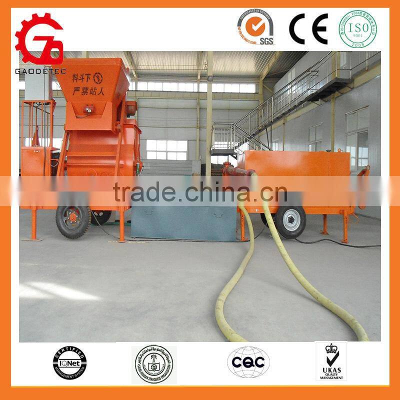 Cellular light weight concrete block machine for brick factory
