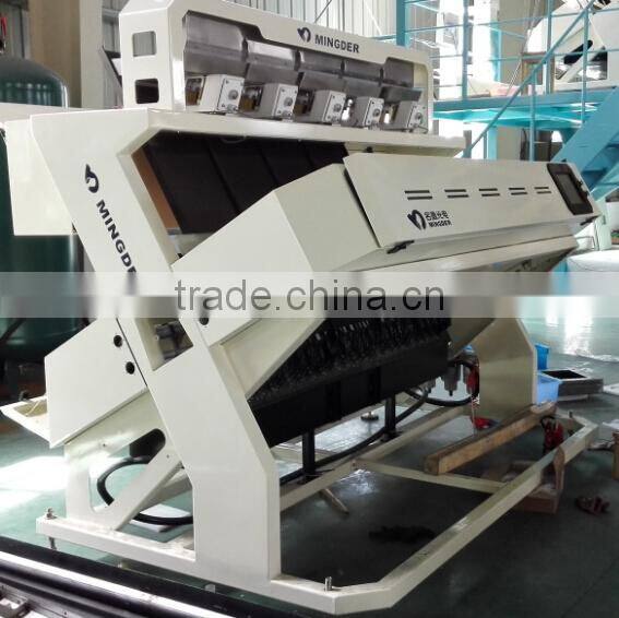 Low price, high quality rice color sorter, rice color sorting machine with one year free warranty