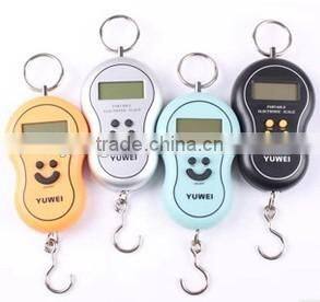 50kg Blue LED Portable Digital Luggage Scale with belt and Hook