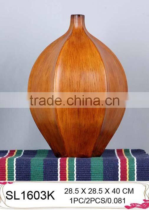 Fiberglass decorative vase ,Cheap resin vase