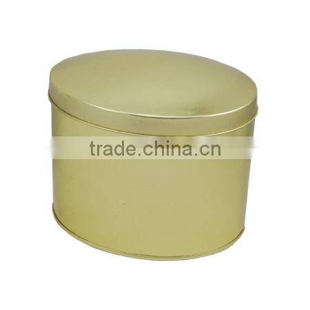 Tinbo factory cheap high quality oval tin box