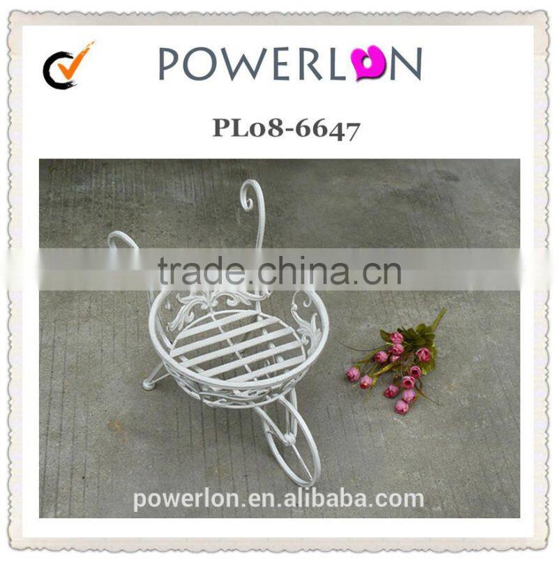 Cute Light Weight Iron Flower Pots Stand For Outdoor or Indoor Decoration
