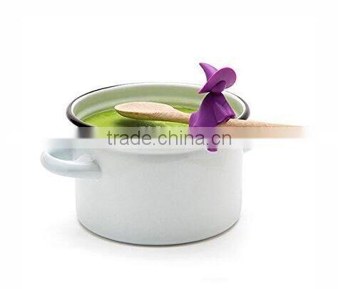 Silicone AGATHA Spoon Holder & Steam Releaser