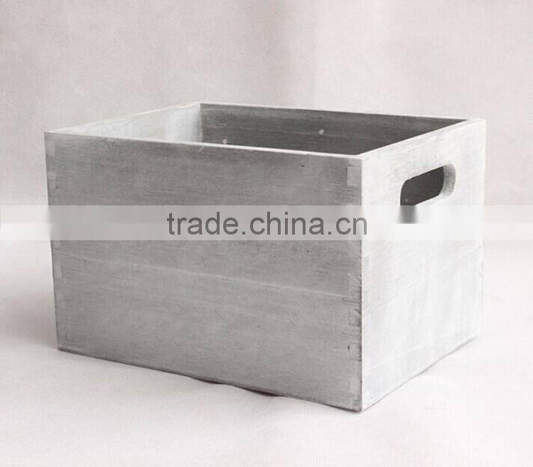unique painted storage fruits/vegetable storage wooden box / wooden crate for home, shop, market