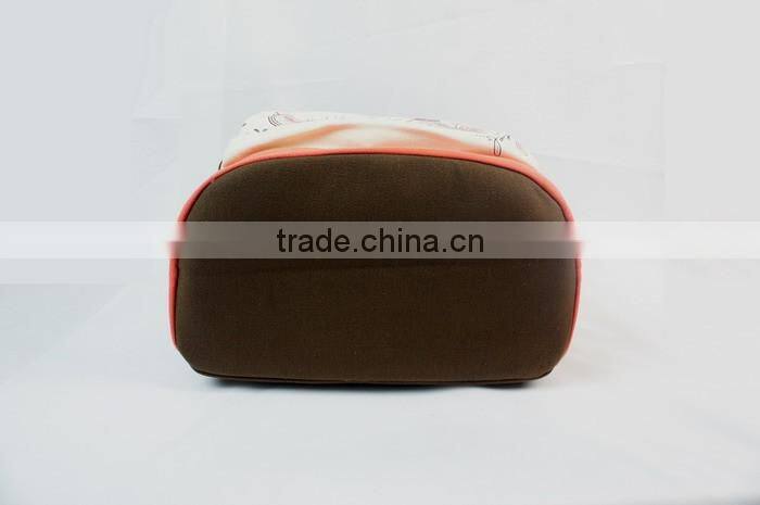 Store More Beautiful Cartoon Print Polka Dot Canvas Casual Daypacks Rucksack