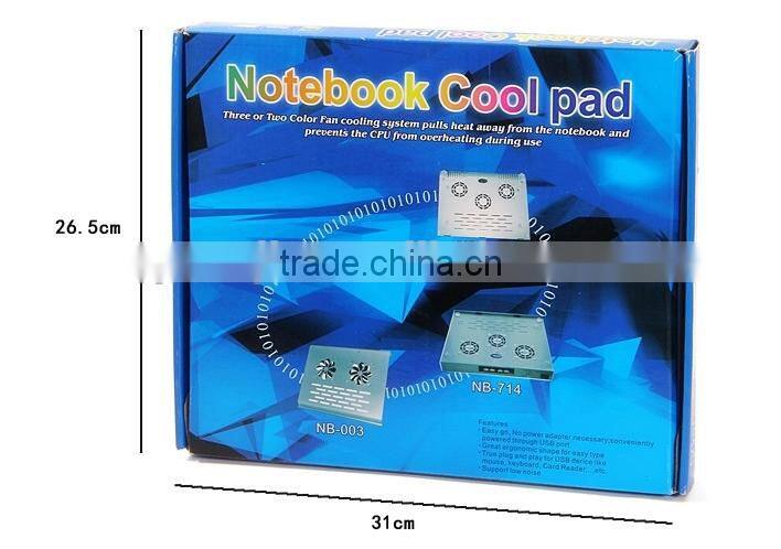 Supply fashion Mute type double fan notebook computer radiator