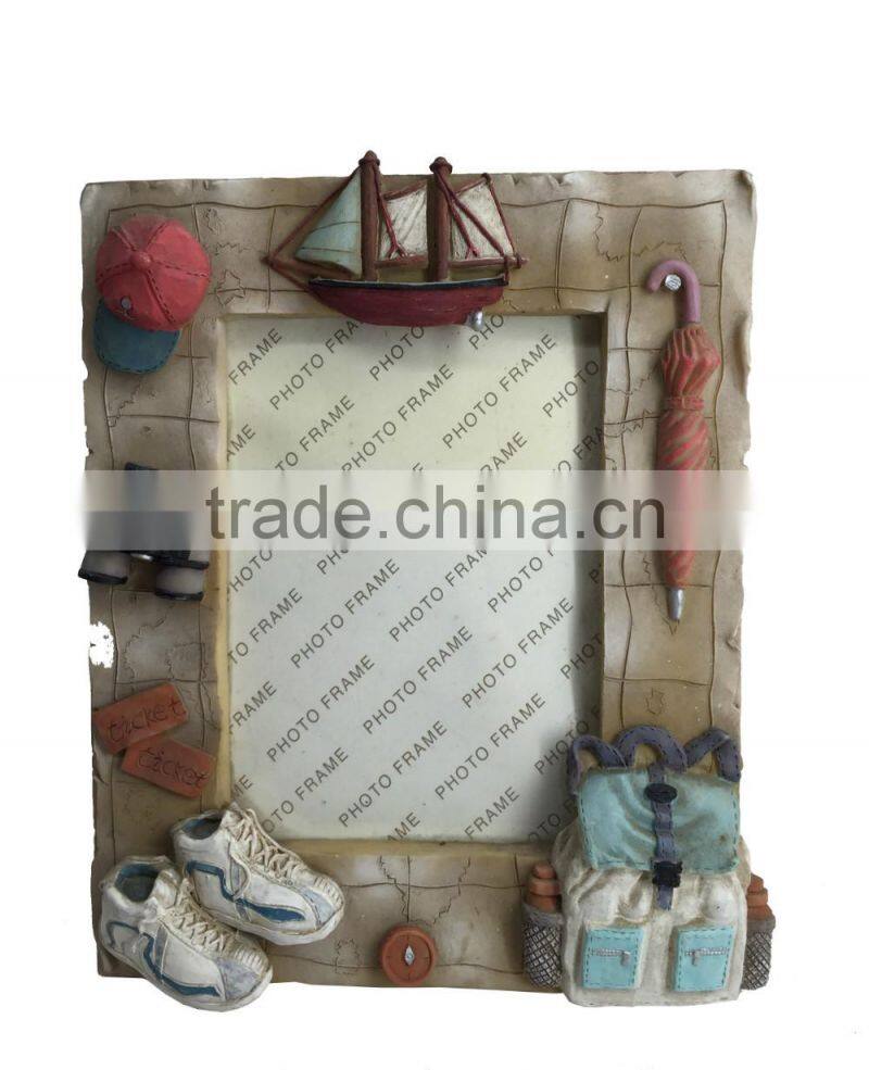 Wholesale made in china beautiful design resin picture photo frames
